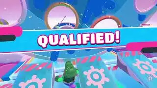 Fall Guys Ski Fall ☺️🌼 1st place finally #fallguysmoments 