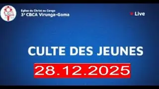 Live :  Culte des jeunes du dimenche 28.12.2025