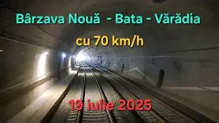 Bârzava Nouă - Bata - Vărădia cu 70 km/h - 19 iulie 2025