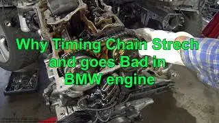 Why Timing Chain Stretch and goes Bad in BMW engine? Years 2000 to 2018