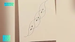 Zentangle how to tangle-draw  noom repus with Jessica Outside the LinZ