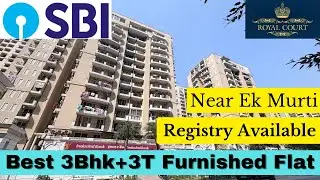 3Bhk Furnished Flat Noida Extension Royal Court |Ready To Move Society Prime Location SBI Loan #3bhk