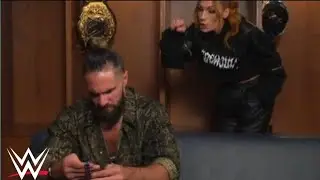 Becky Lynch HEATED Backstage Segment With Seth Rollins! (POWER COUPLE ERUPTS)