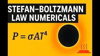 Stefan&ndash;Boltzmann Law Numericals | Blackbody Radiation