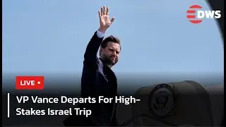 LIVE: Vice President JD Vance Leaves For Israel On Diplomatic Mission | DWS News