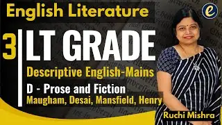 LT Grade Mains | Maugham, Desai, Mansfield, O Henry | Literature Classes by Ruchi  | Englishner App
