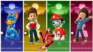 Чейз против Райдера против Маршалла против Райдера - Щенячий патруль - Tiles Hop EDM Rush #pawpat...