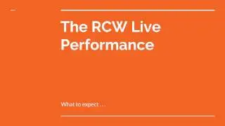 Live Performance Judges Training