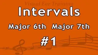 Ear Training Exercise - Intervals: Major 6th, Major 7th #1