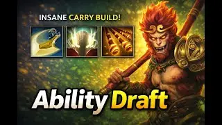 Insane farming build in ability draft - Monkey King | Dota 2
