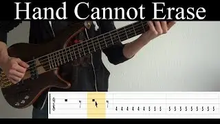 Hand Cannot Erase (Steven Wilson) - Bass Cover (With Tabs) by Leo D&uuml;zey