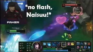 FAKER'S POV INSTANTLY turning onto CHOVY