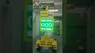 Solar trailer LPR radar speed sign