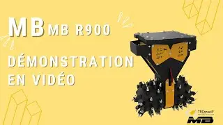 D&eacute;monstration fraise hydraulique mb crusher mb r900