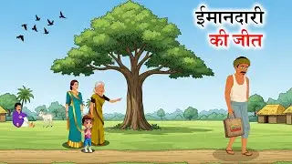 ईमानदारी की जीत | Hindi Moral Story | सच्ची कहानी | Hindi Kahani | Magic Pari Studio