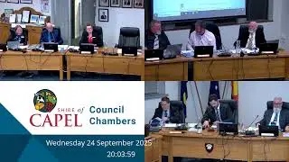 September 2025 Ordinary Council Meeting | Shire of Capel
