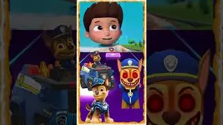 PAW PATROL CHASE vs CHASE EXE COFFIN DANCE MEME TILES HOP