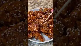 Crispiest sesame chicken 🥵