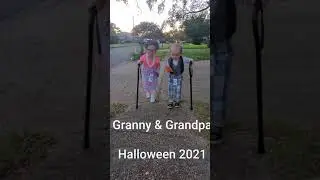Old Lady and Old Man Halloween Costume 2021 WIN!