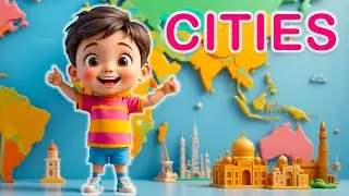 A to Z World Of Cities | Cartoon Kids Learning Video