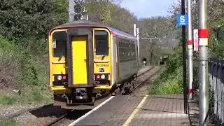 heath Low Level train station. train going to Coryton