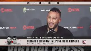 Chris Gonzalez Makes Roger Huerta Tap Out In Round 3 Bellator 255 Post Fight Presser
