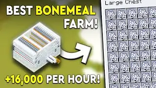 Учебник по ферме костной муки в Minecraft - НОВИНКА & БЫСТРО - 16 000 в час!