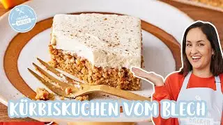 Herbstgenuss pur🍂: Kürbiskuchen vom Blech