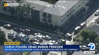 7-year-old child found dead inside freezer at LA area apartment