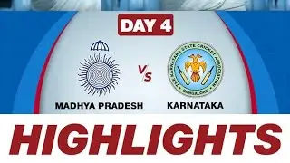 Ranji Trophy 2024/25, Madhya Pradesh Vs Karnataka, Day 4: Match highlights