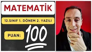 12. Sınıf Matematik 1. Dönem 2. Yazılı Hazırlık Soruları | 2025 - 2026 | Gökhan Hoca
