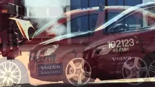 Crash tests of the Collision Warning with full auto brake system