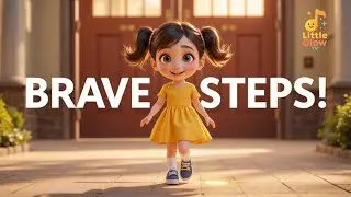 Brave Little Steps | Kids Song About Courage, Trying New Things & Confidence | Little Glow TV