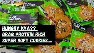 Ritebite Max protein Cookies review||Unboxing||Protein Cookies||Nuts Cookies||Rich in Protein&Fibre
