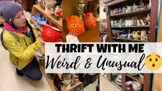 Browsing WEIRD and Unusual | Antique Mall Thrifting | This Place Takes The Cake!