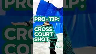 Cross Court Shot Like A Pro #tennis #tenniscoach #tennistips #tennishacks #crosscourt #tennispro