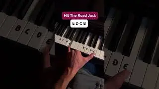 Hit the Road Jack (Left Hand) #piano #tutorial #lesson #pianolessons #pianolove #tips