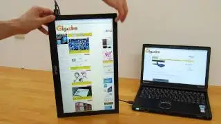 ASUS MB168B＋で縦・横、自動回転させてみる