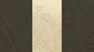 Sand become live when the Artist hand touch it with full emotions