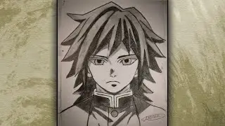 How To Draw Giya Tomioka || Giya Tomioka Drawing Easy || Arman Artist 💯😱👍