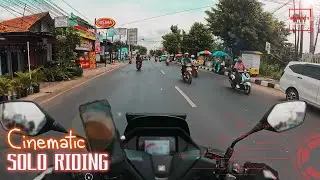 POV Motorcycle Vlog | Cinematic Indonesian Street Ambience | Honda PCX 160 | No Commentary - 4K