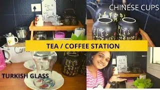 TEA / COFFEE CORNER IN INDIAN KITCHEN | EASY SET UP | RENTED KITCHEN FRIENDLY