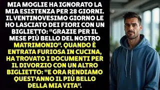 MIA MOGLIE HA IGNORATO LA MIA ESISTENZA PER 28 GIORNI. IL VENTINOVESIMO GIORNO IO...