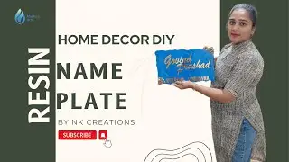 Learn Epoxy/Resin Coating Name Plate || Resin Name Plate || Premium Name Plate || Trendy Name Plate