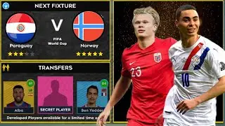 DLS 22  | Norway Vs Paraguay | FIFA WC | Halaand vs Almiron | Dream League Soccer 2022 Gameplay
