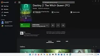 Fix Destiny 2: The Witch Queen Not Installing On Xbox App/Microsoft Store On Windows 10/11