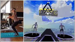 VR Workout (app lab) - with hand tracking!!! Oculus Quest 2 - Tutorial - First glance