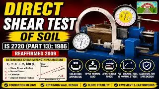 DIRECT SHEAR STRESS   (IS-2720-PART-13-1986) Reaffirmed- 2009