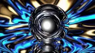 2 Hour Silver Sphere VJ Loop &ndash; Reflective Metallic Visuals for Chill, Focus, and Background Ambience