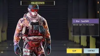 Otter - Sand Drift New Free Character 😎 Codm 🤯 Battle Royale Mode Gameplay 2024
